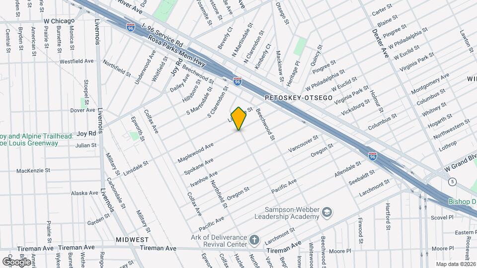 5203 Maplewood St Map and Location Details