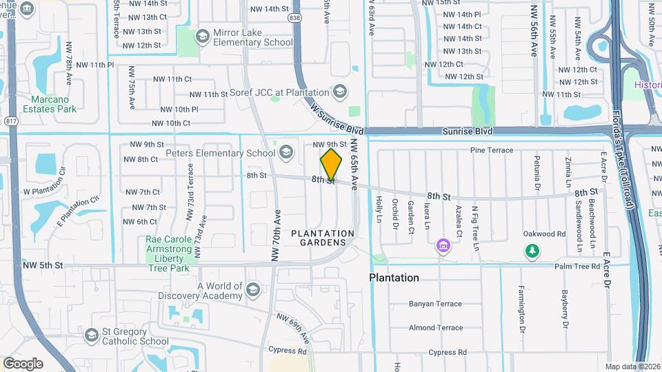 781 NW 66th Ave Mapa y Detalles de la Ubicación