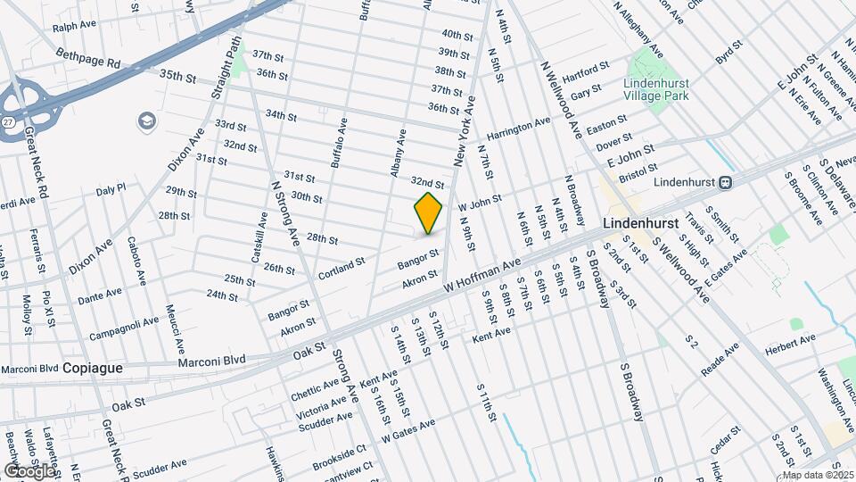 133 Cortland St Map and Location Details
