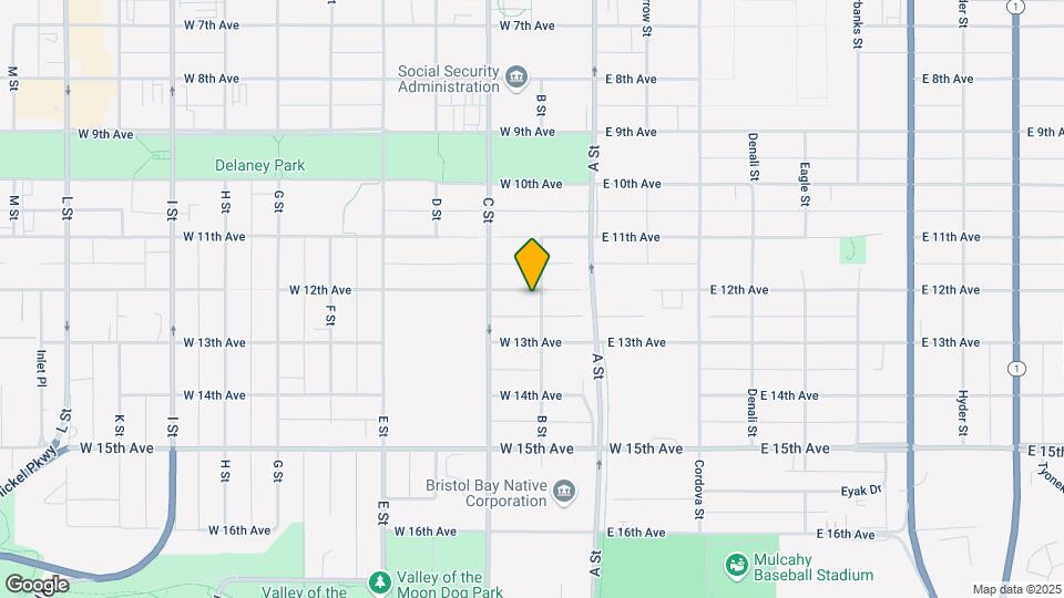 1200 B St Mapa y Detalles de la Ubicación