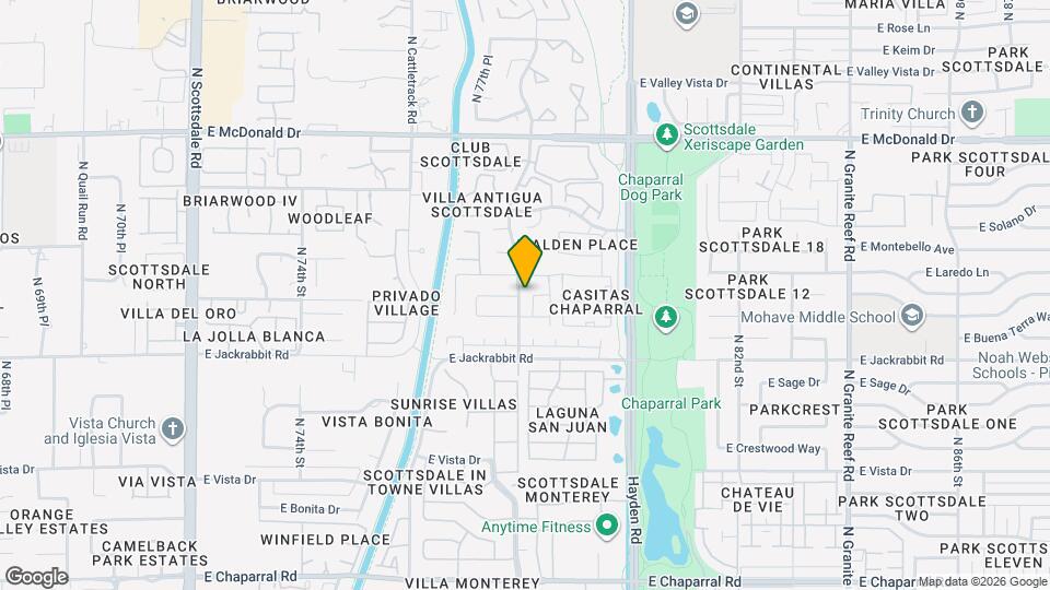 5650 N 78th Pl Map and Location Details