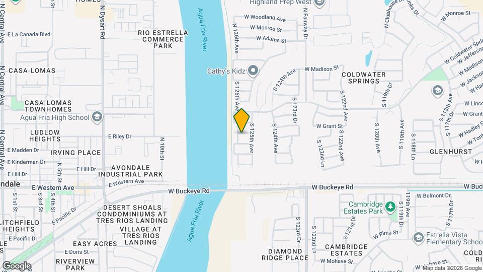 12517 W Grant St Map and Location Details