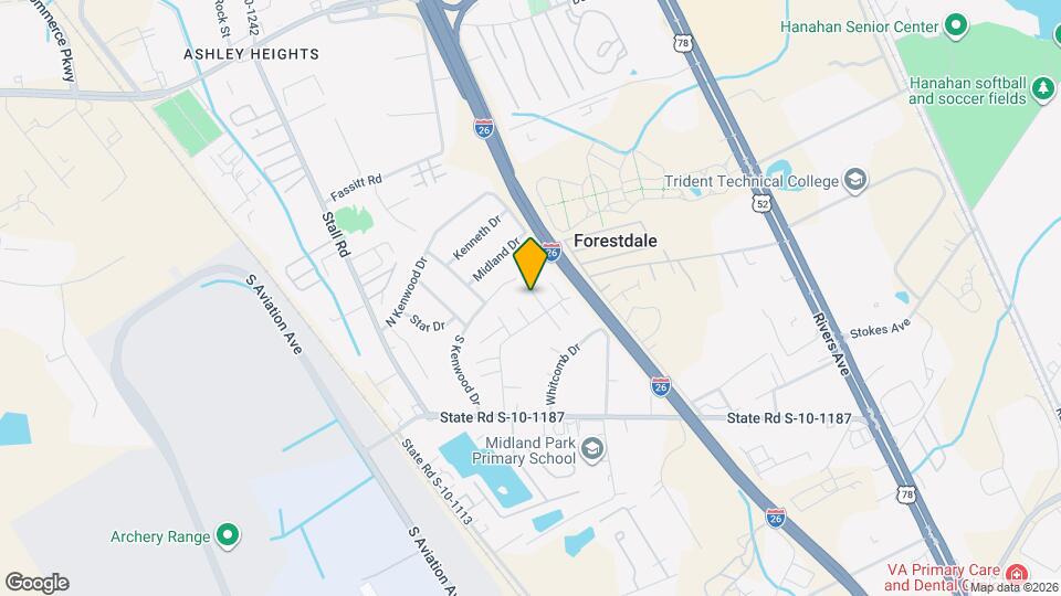 2621 Myrtis Ln Mapa y Detalles de la Ubicación