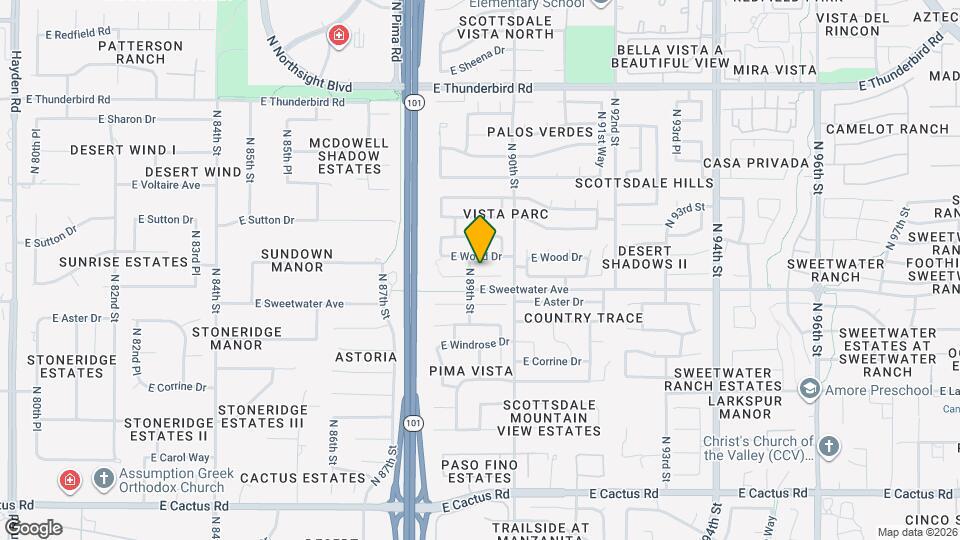 8924 E Captain Dreyfus Ave Map and Location Details