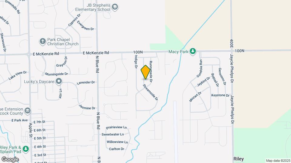 843 Streamside Dr Map and Location Details