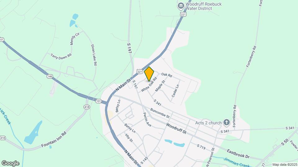 107 White Oak Rd Map and Location Details