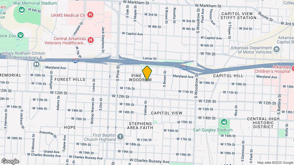 3509 W 10th St Map and Location Details