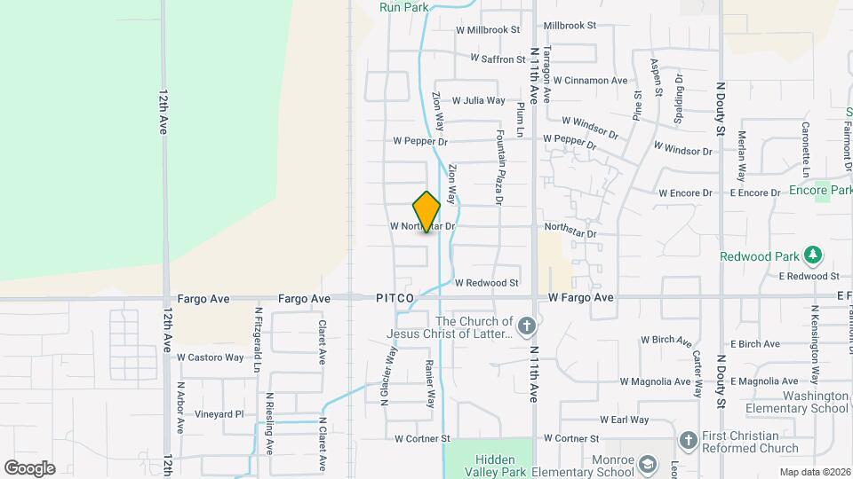 1004 W Orange St Map and Location Details