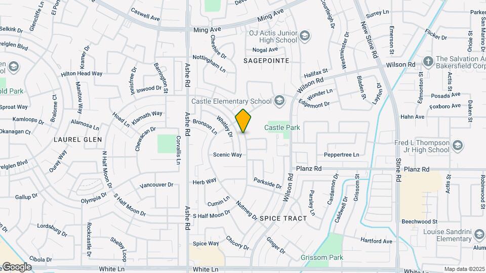 3021 N Half Moon Dr Mapa y Detalles de la Ubicación