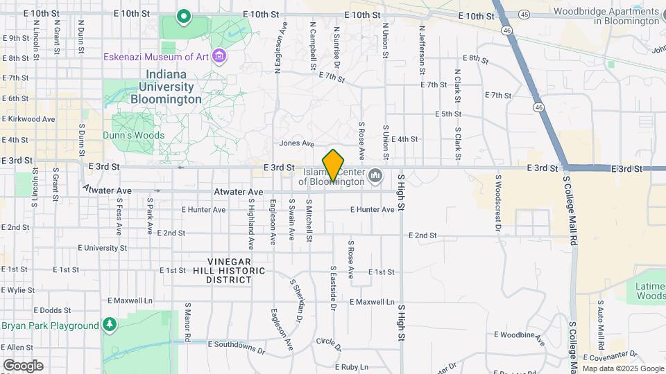 1709 Atwater Ave Map and Location Details