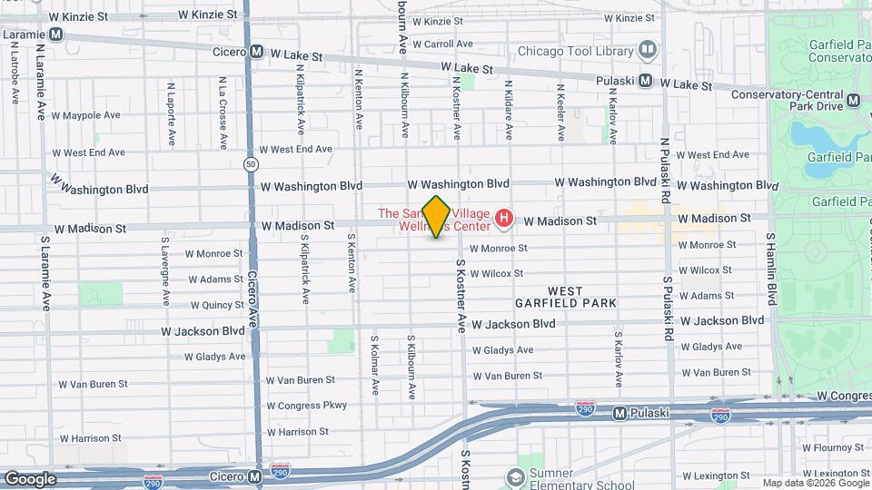 4434 W Monroe St Map and Location Details