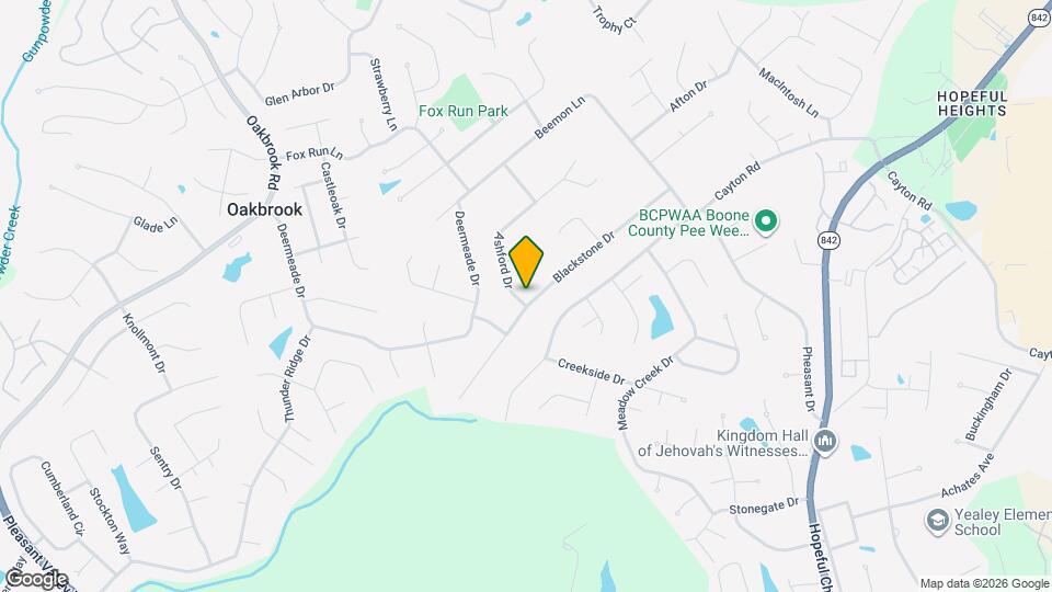 7301 Blackstone Dr Mapa y Detalles de la Ubicación