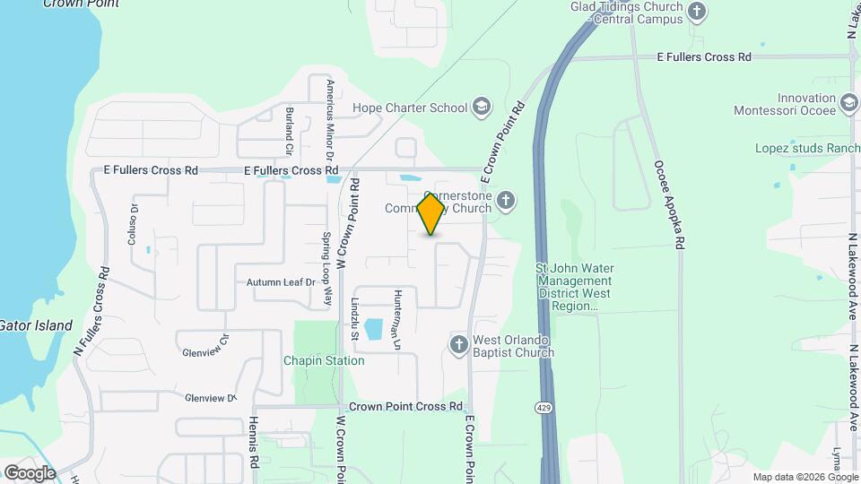 1544 Mistflower Ln Map and Location Details