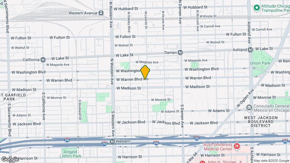 2207 W Warren Blvd Map and Location Details