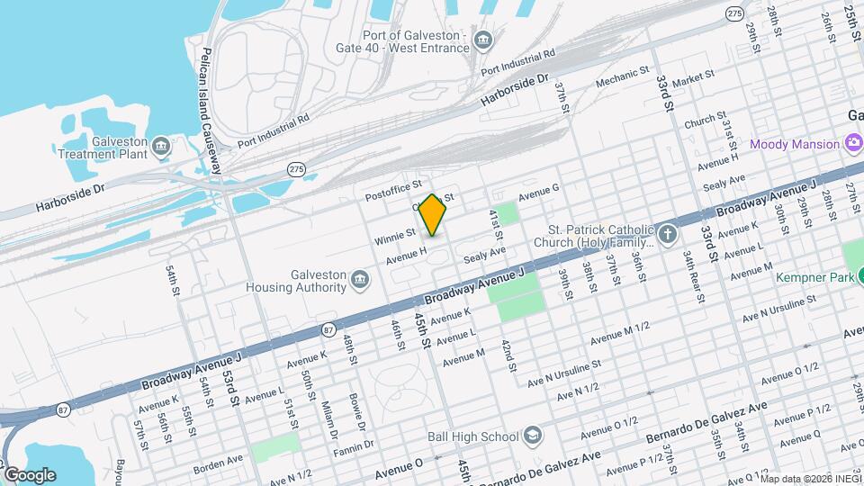 4324 Avenue H Map and Location Details