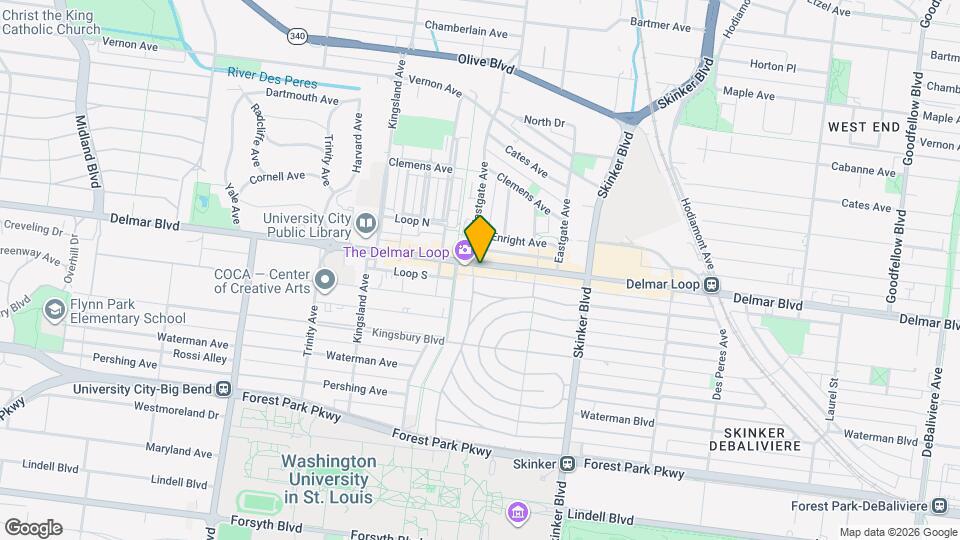 6388-6394 Delmar Blvd Map and Location Details