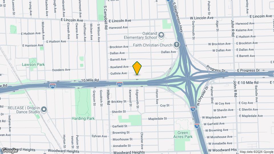 2027 E 10 Mile Rd Map and Location Details