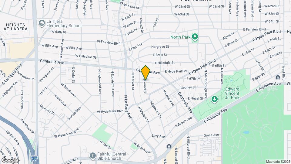 906 Edgewood St, Unit 3 Map and Location Details