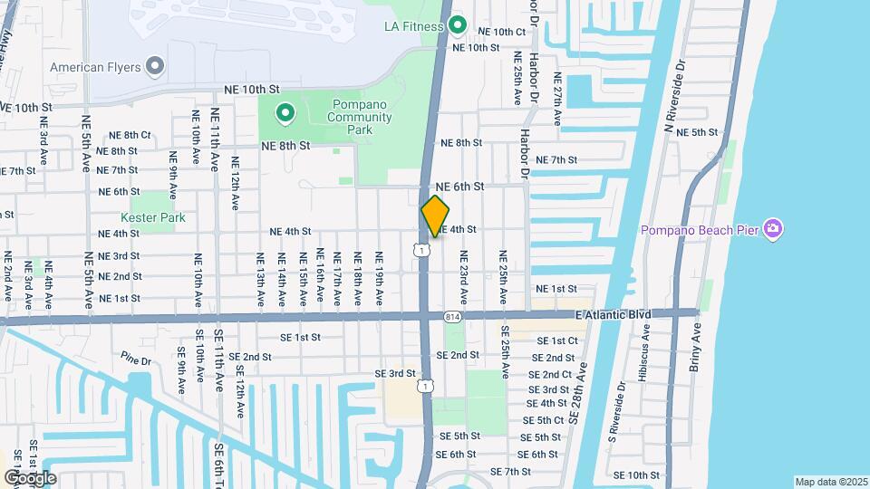 208 N Federal Hwy Map and Location Details