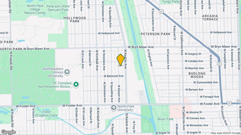 5437 N Sawyer Ave, Unit 1 Map and Location Details