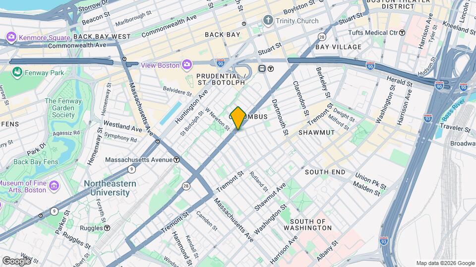 10 Columbus Square Mapa y Detalles de la Ubicación