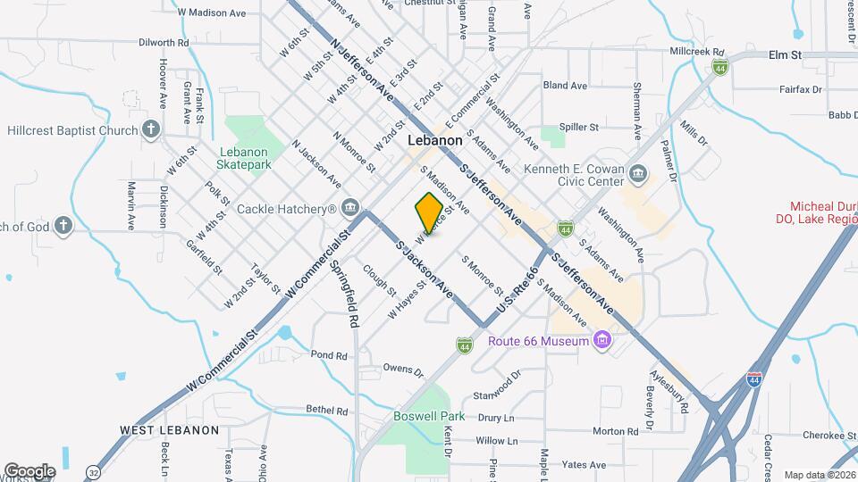 326 W Pierce St Map and Location Details