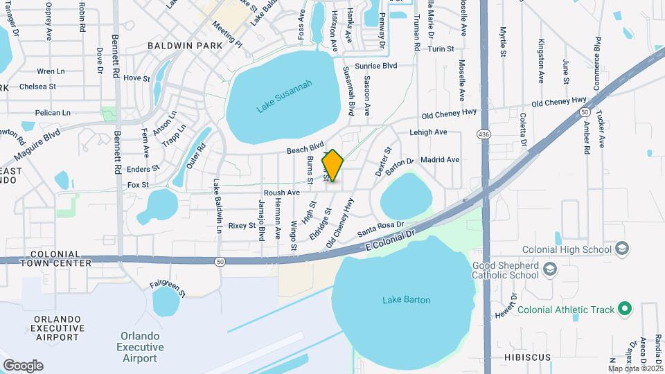 4803 Roush Ave Map and Location Details