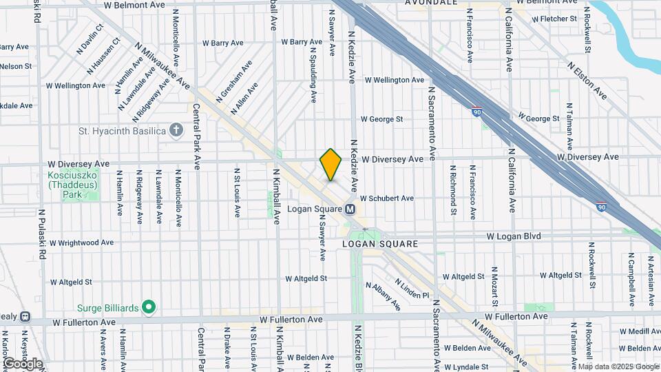 2715 N Sawyer Ave Map and Location Details