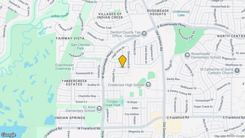 1313 Bradbury Dr Map and Location Details