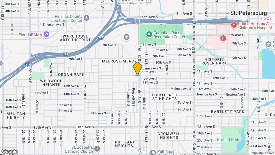 1610 12th Ave S Map and Location Details
