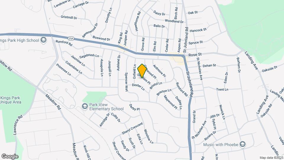 12 Dedham Pl Map and Location Details