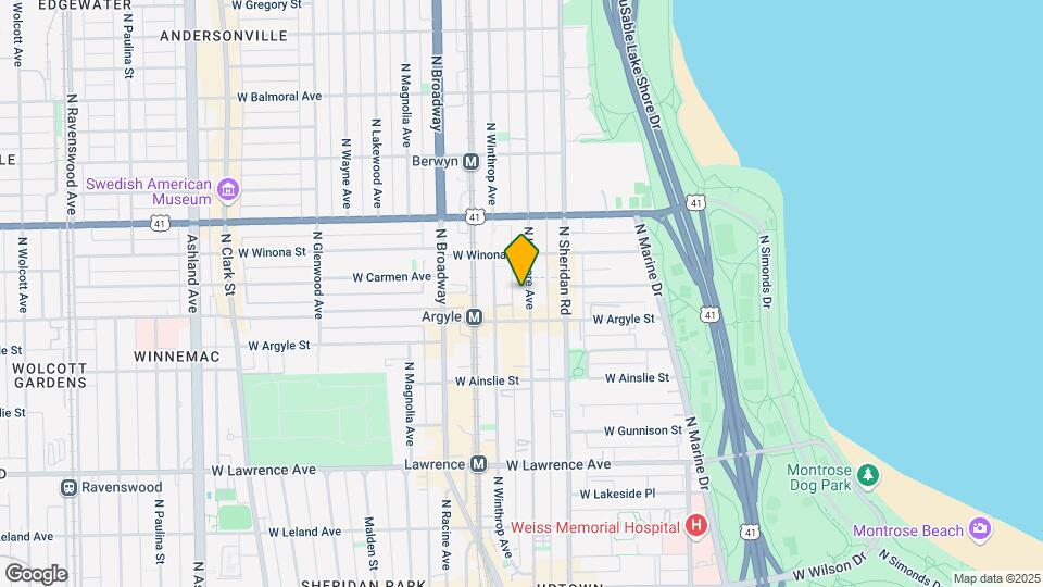 5026 N Kenmore Ave, Unit #2 Map and Location Details