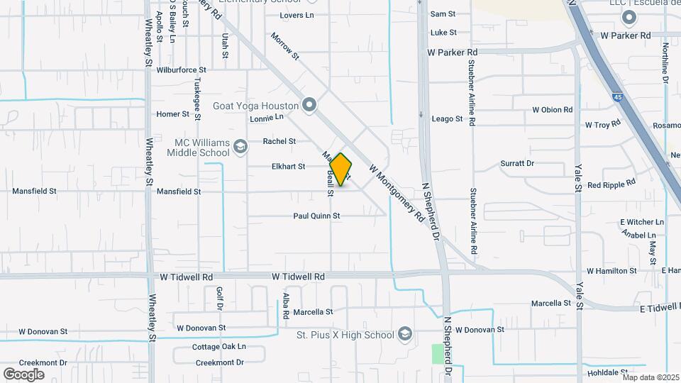 785 Mansfield St Map and Location Details