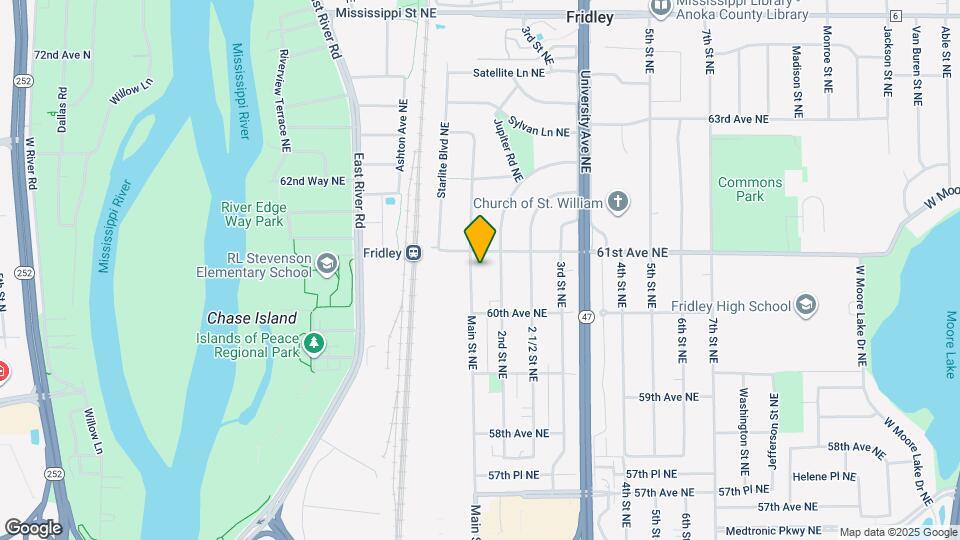 6035 Main St NE, Unit 3 Map and Location Details
