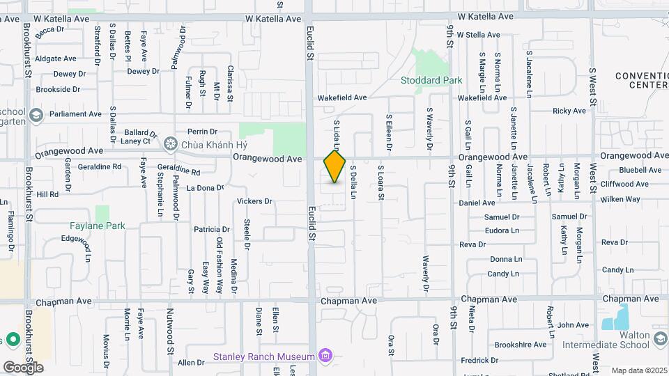 1664 W Cindy Ln Map and Location Details