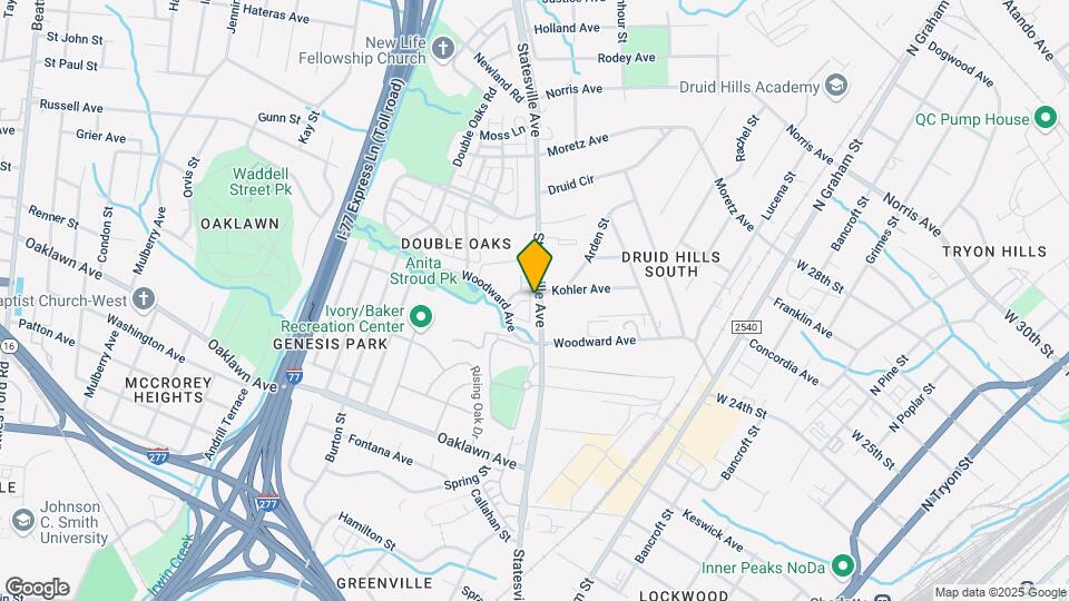 2113 Statesville Ave Map and Location Details