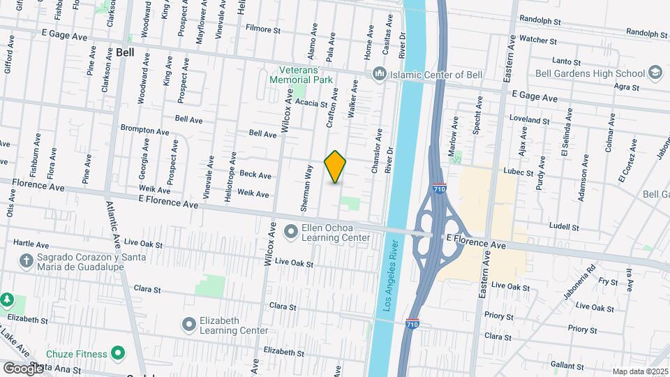 6941 Walker St Map and Location Details