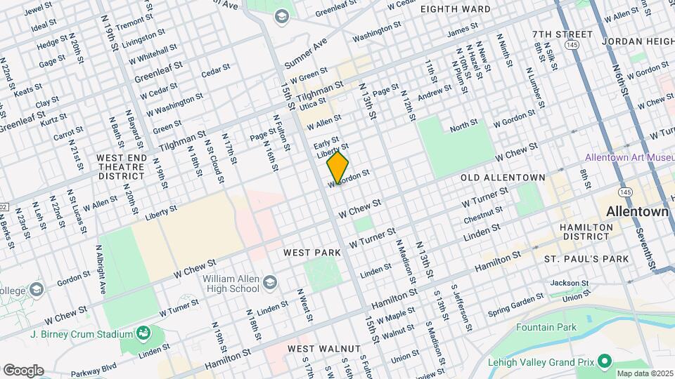 1428 W Gordon St-Unit -1R Map and Location Details