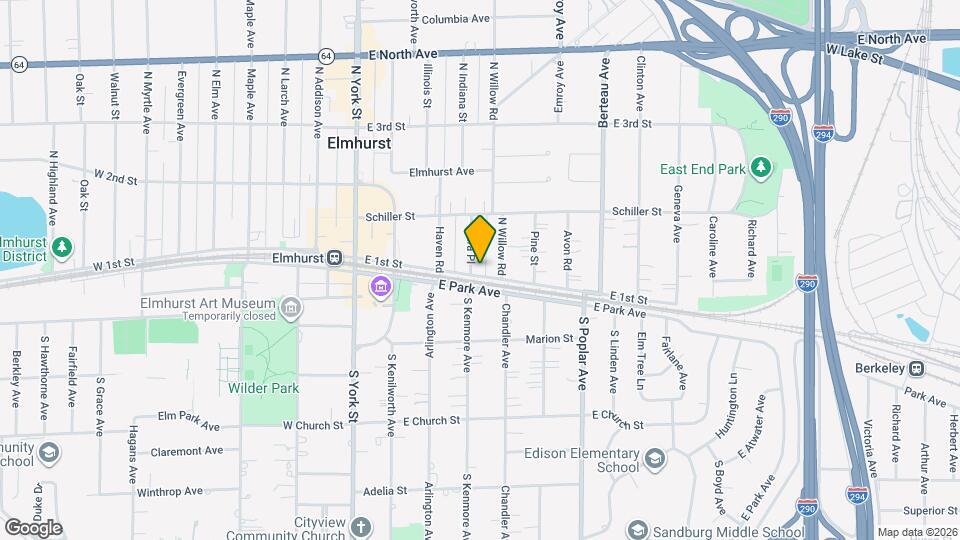 215 E 1st St, Unit 1 Map and Location Details
