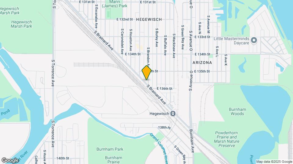 13536 S Brandon Ave Map and Location Details