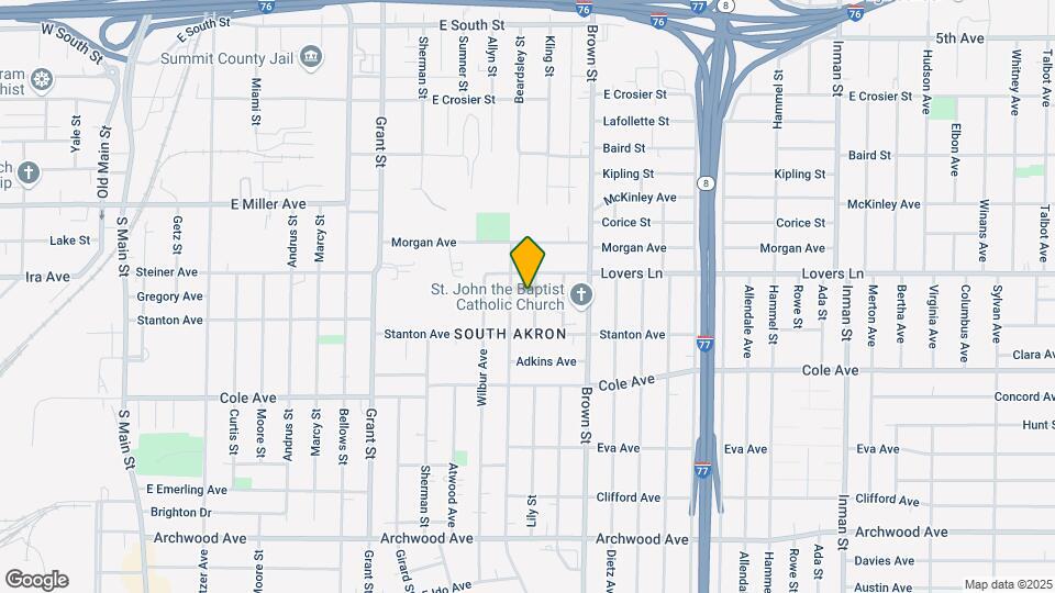 1028 Kling St Map and Location Details