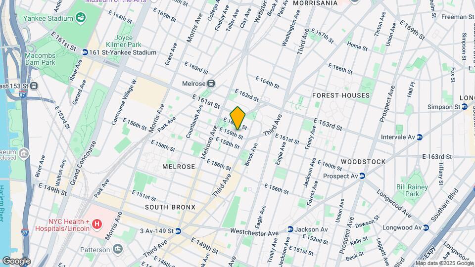 451 E 159th St Mapa y Detalles de la Ubicación