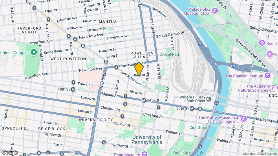 3420 Race St Mapa y Detalles de la Ubicación