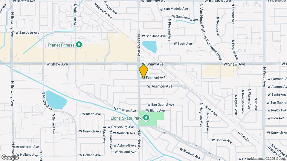 2839 W Fairmont Ave Map and Location Details