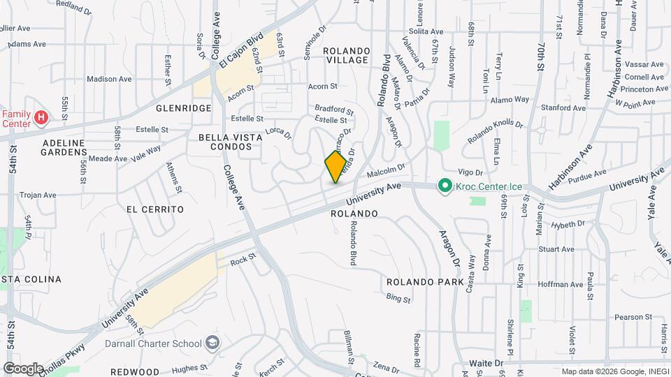 6339 Malcolm Dr Map and Location Details
