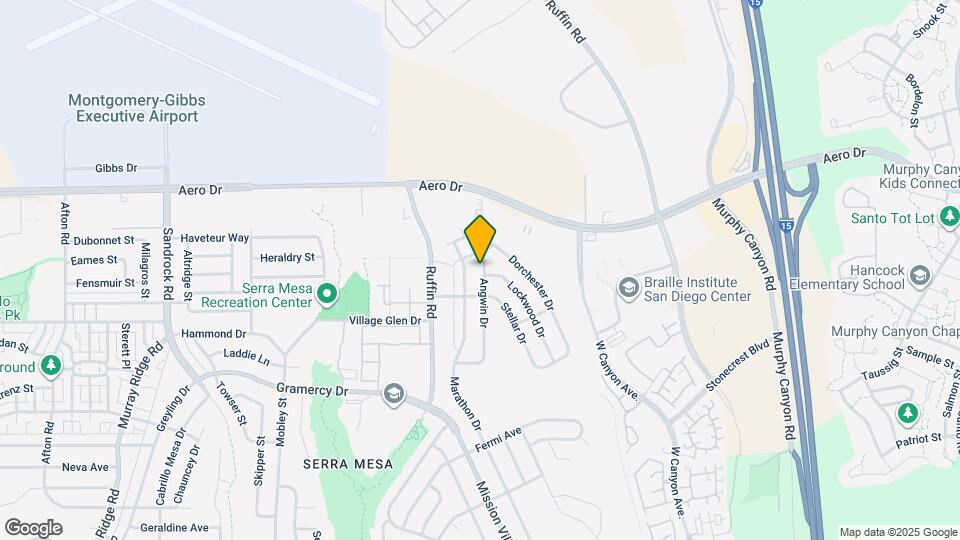 3552 Angwin Dr Map and Location Details