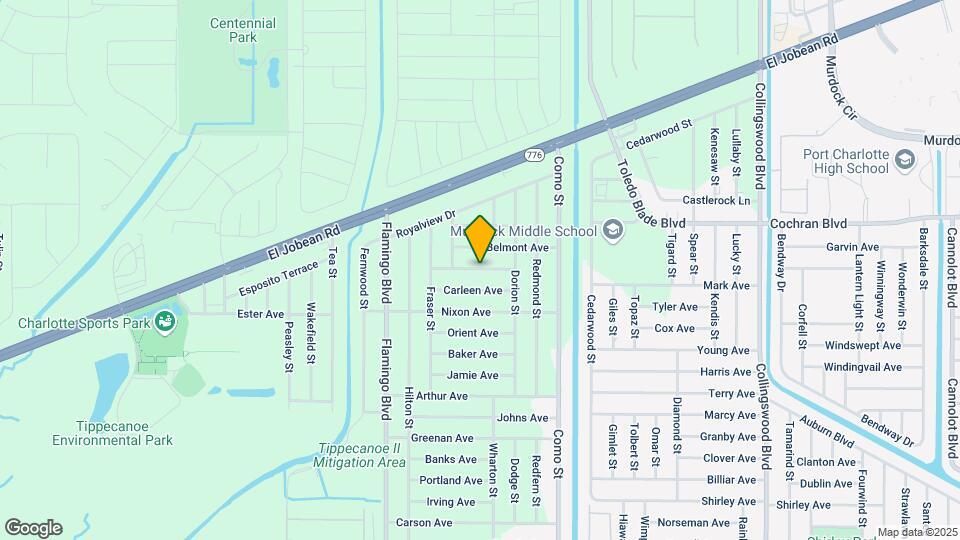 17133 Thompson Ave Map and Location Details