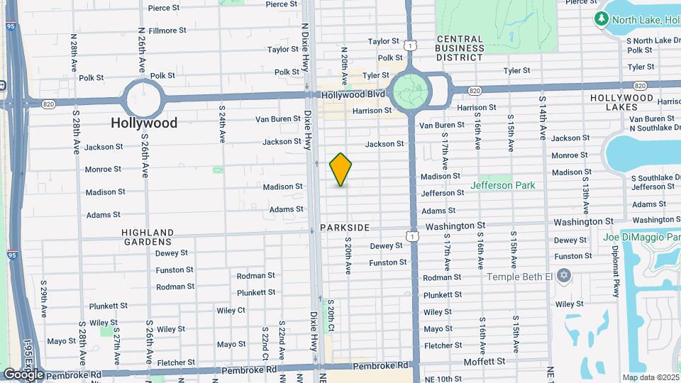 2005 Jefferson St, Unit 205 Map and Location Details