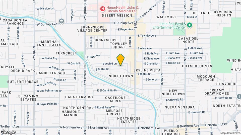502 E Butler Dr Map and Location Details