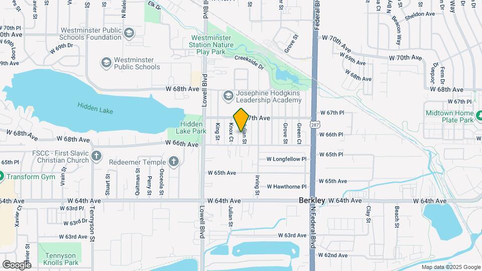 6631 Julian St Mapa y Detalles de la Ubicación